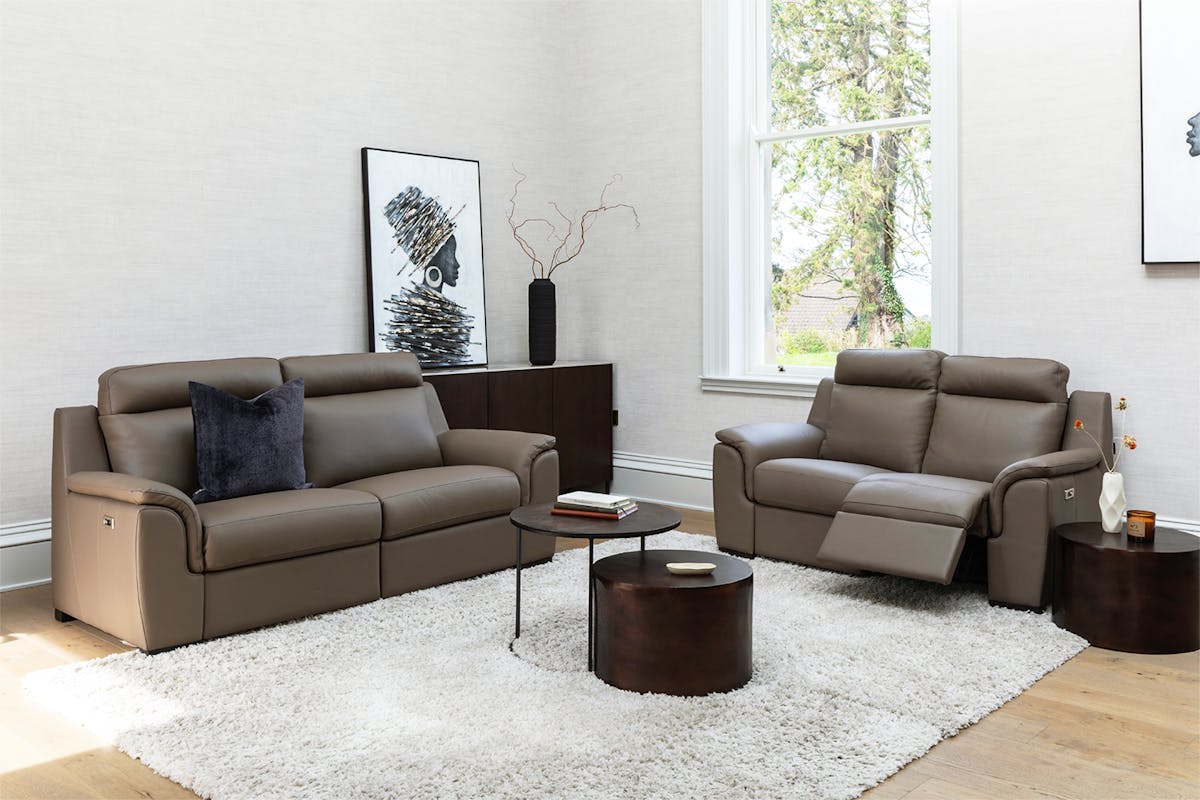 Katrina 2 Seater Sofa | Power Recliner | Leather-3