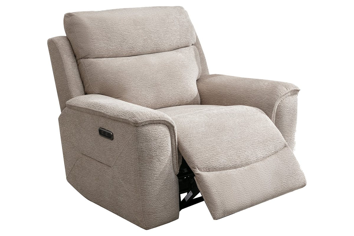 Kent Armchair | Power Recliner | Fabric | Mink-3