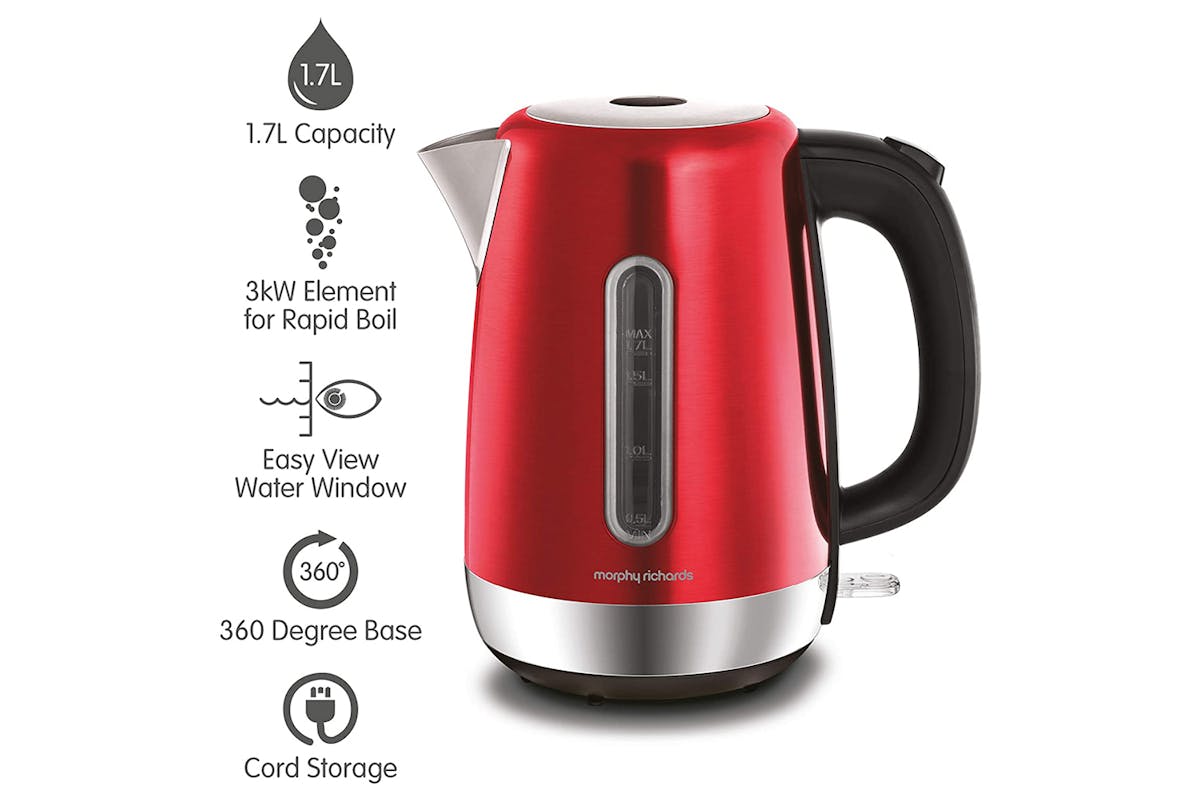 Morphy Richards 1.7L Equip Jug Kettle | 102785 | Red-3