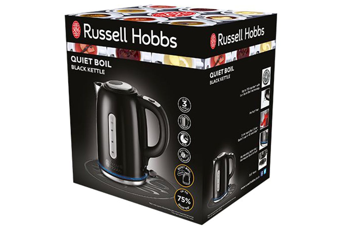 Russell Hobbs 1.7L Quiet Boil Kettle | 20462 | Black-11
