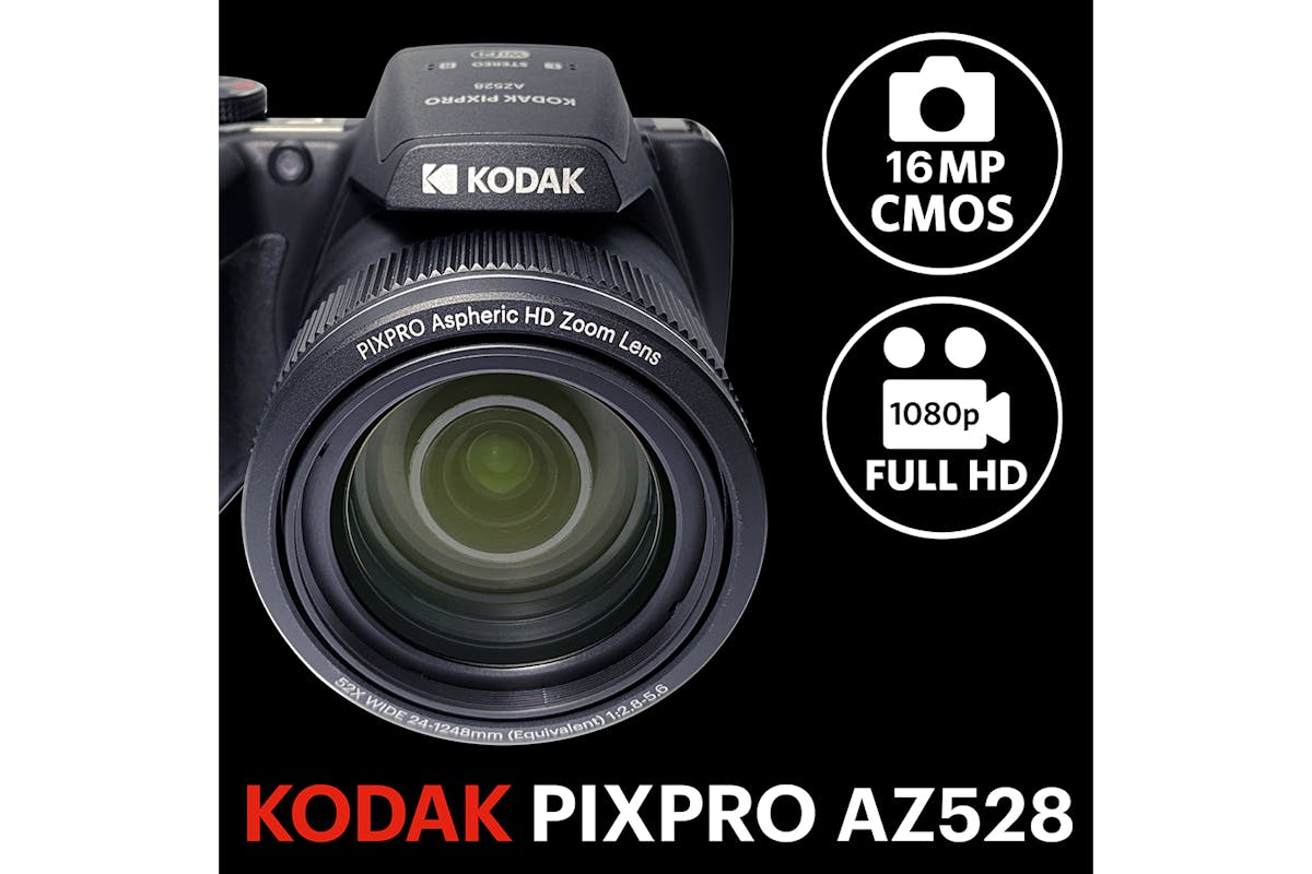 Kodak PixPro AZ528 Bridge Camera | Black-16