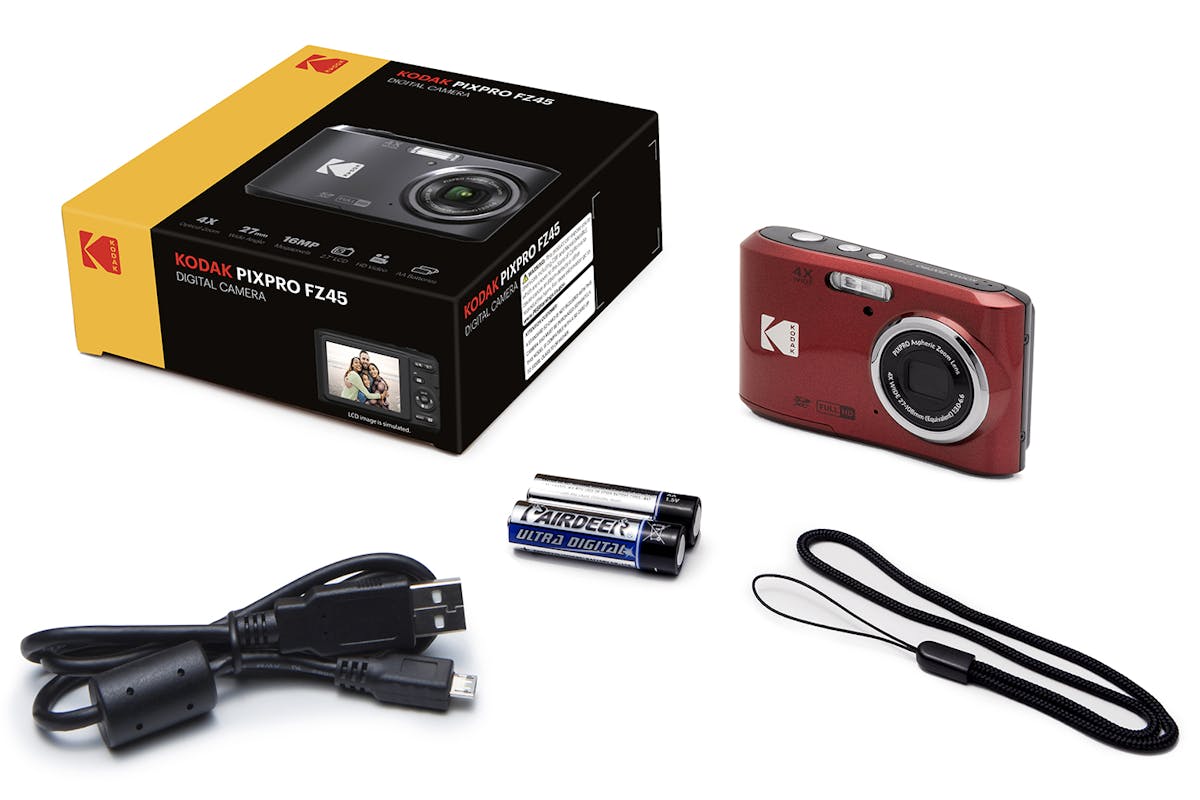 Kodak PixPro FZ45 Compact Camera | Red-13