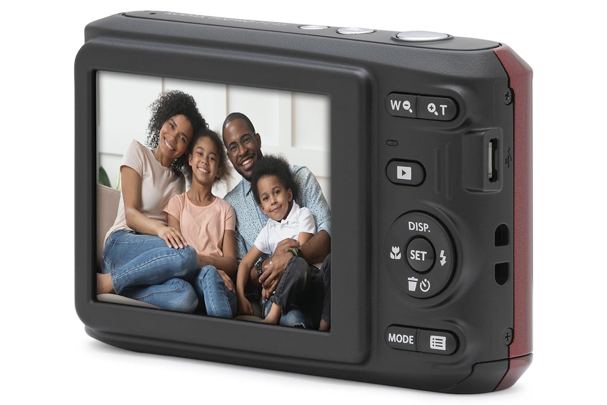 Kodak PixPro FZ45 Compact Camera | Red-10