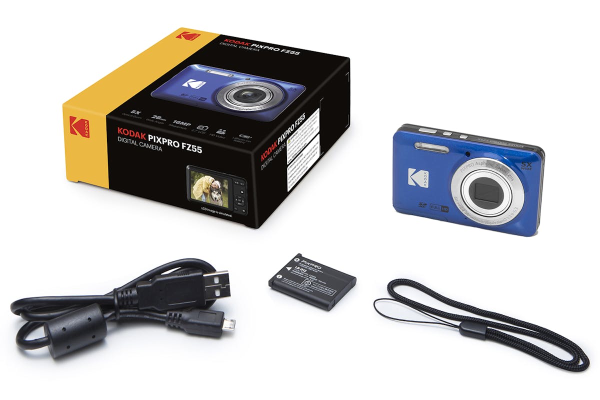 Kodak PixPro FZ55 Compact Digital Camera | Blue-14