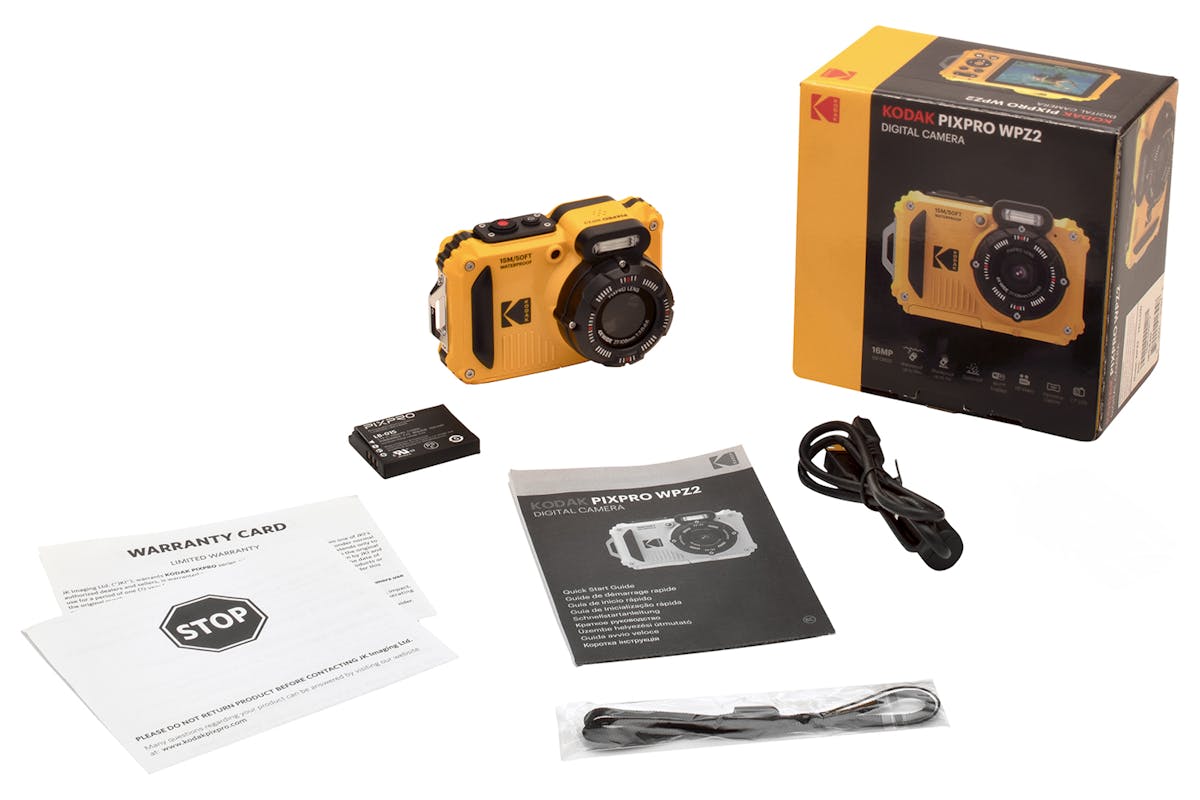 Kodak PixPro WPZ2 Compact Digital Camera | Yellow-12