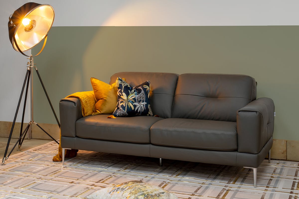 Kota 3 Seater Sofa | Green-2
