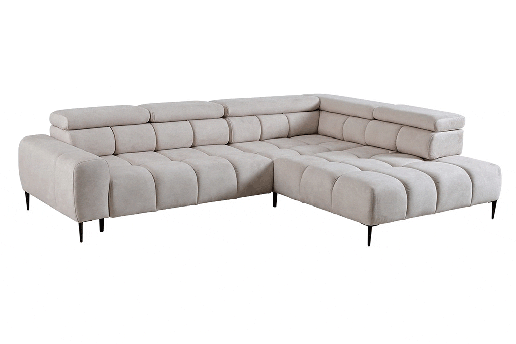 Cassie Chaise Sofa | Power Recliner | Small | Fabric | Cream-4