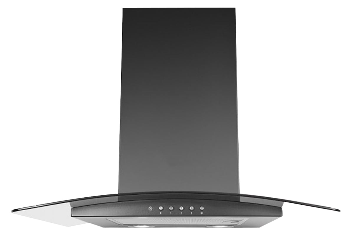 Luxair 60cm Curved Artis Cooker Hood | LA60ARTIS-CVDBL | Black