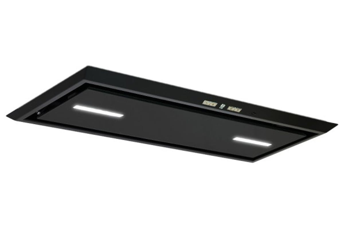 Luxair 86cm Canopy Cooker Hood | Black | LA86CANBRBG