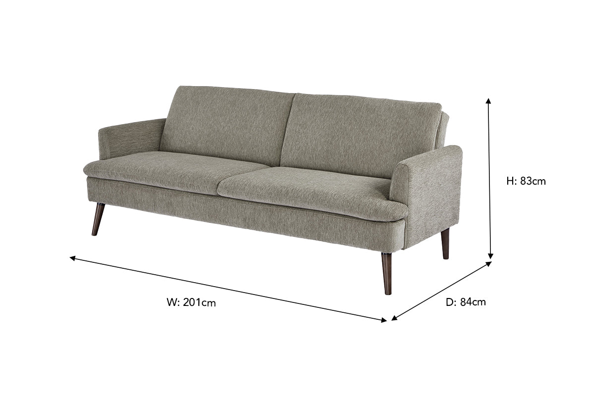 Mio Click Clack Sofa Bed | Storage | Nutmeg-3
