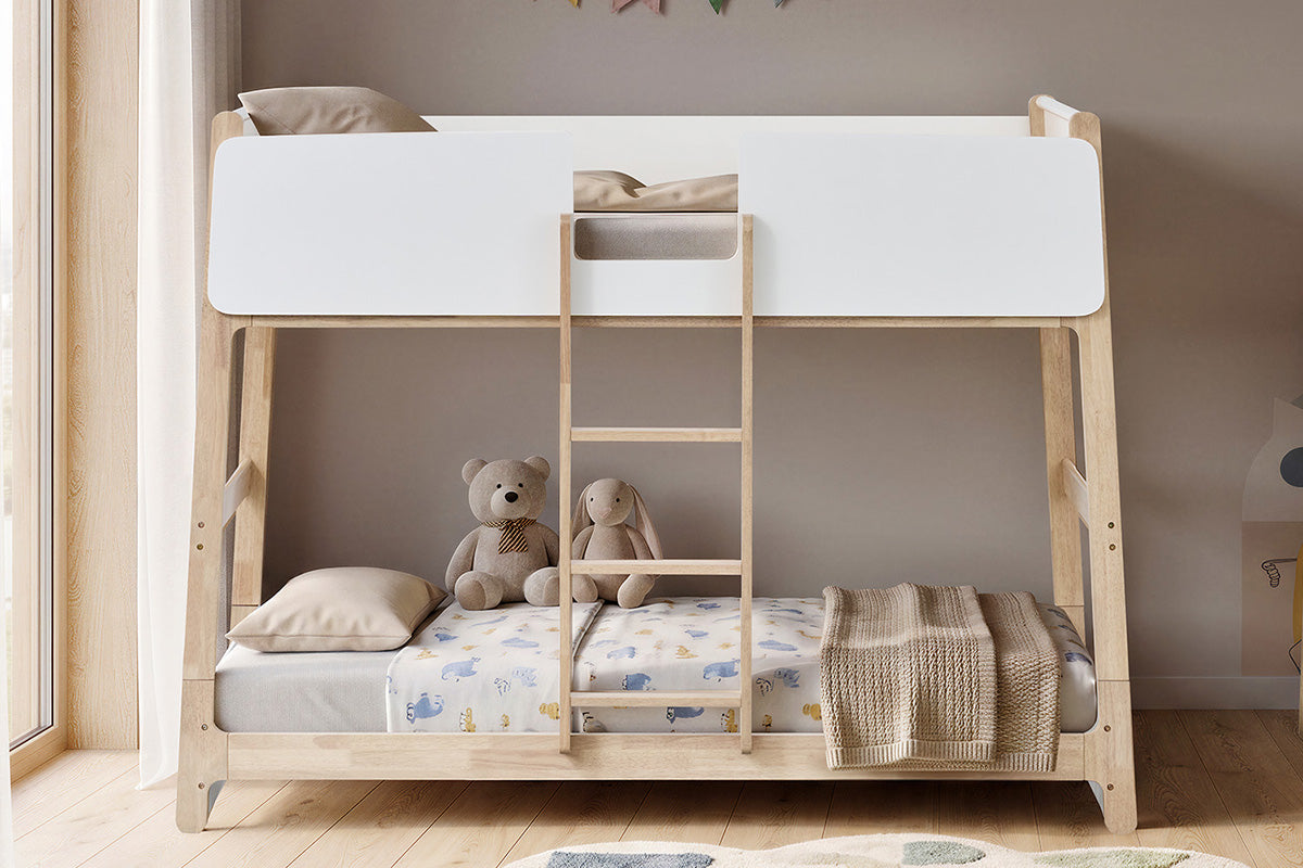 Bear Bunk Bed | White