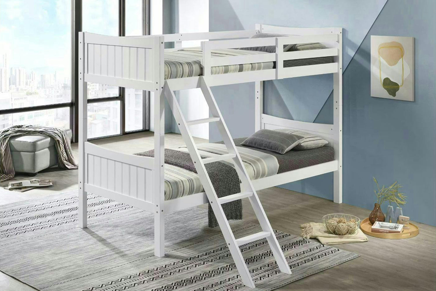 Laurel Bunk Bed | White