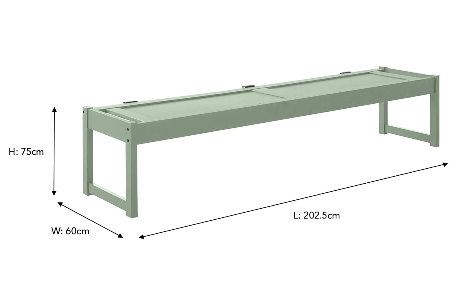 Laurel Extension Kit for Bunk Bed | Green-3