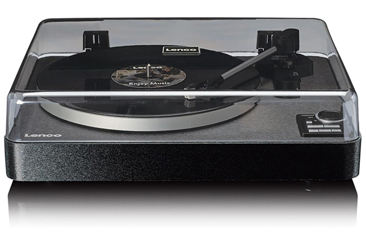 Lenco LBTA-165BK Record Player | Fully Automatic | Bluetooth | Metal Platter & Tonearm | Black-2