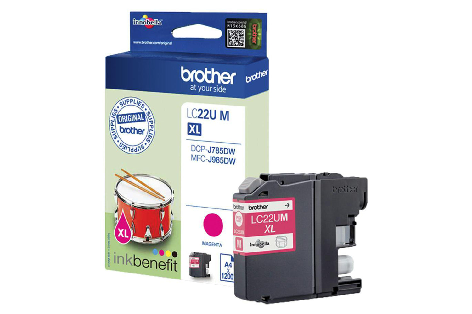 Brother LC22UM Ink Cartridge | Magenta-2