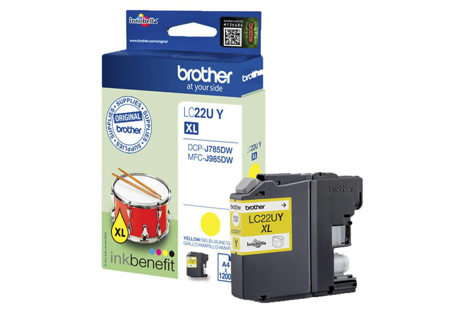 Brother LC22UY Ink Cartridge | Yellow-2