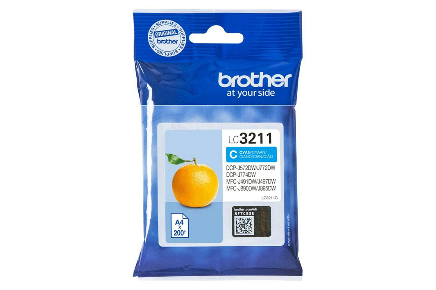 Brother LC3211C Genuine Ink Cartridge | Cyan-2