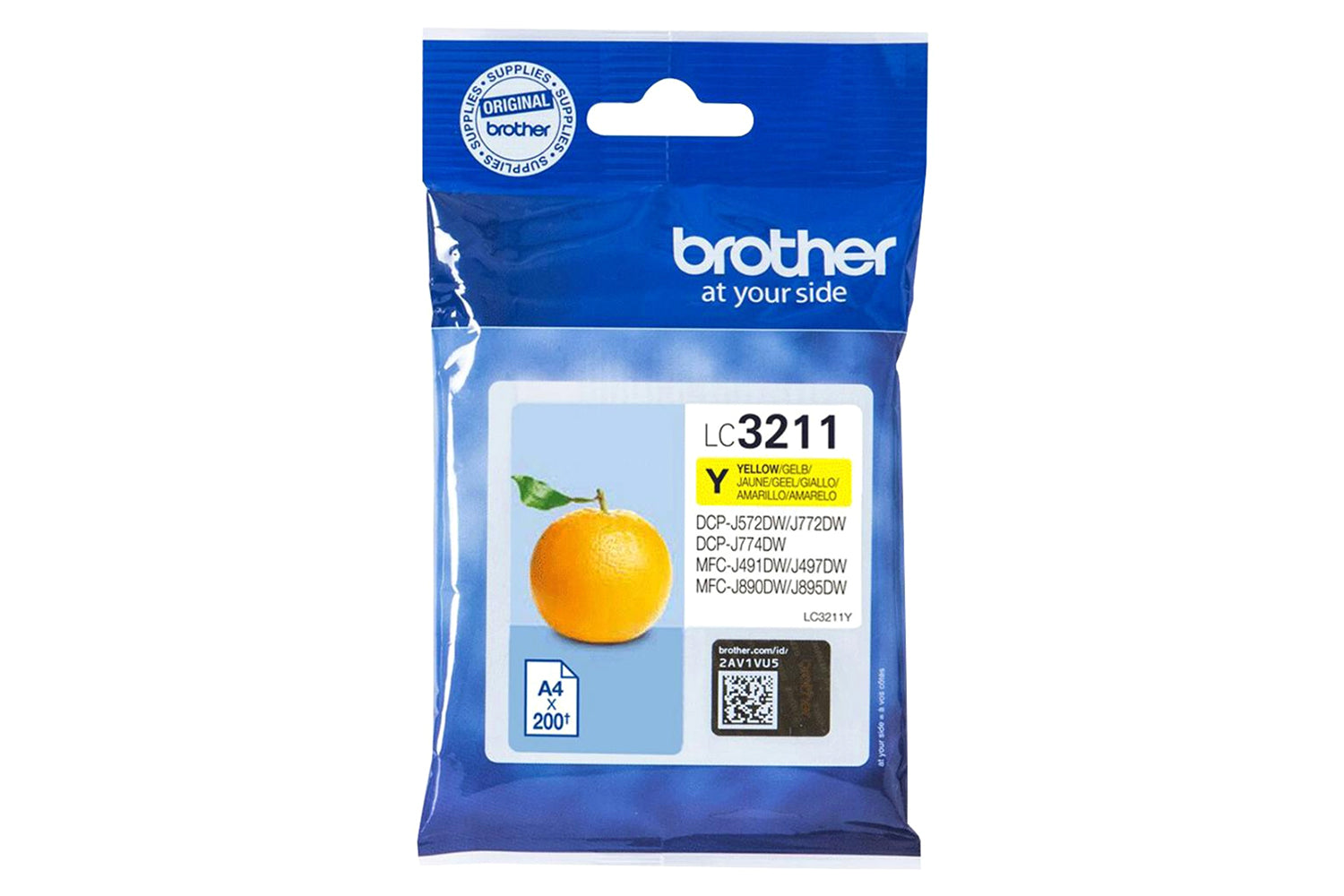 Brother LC3211Y Genuine Ink Cartridge | Yellow