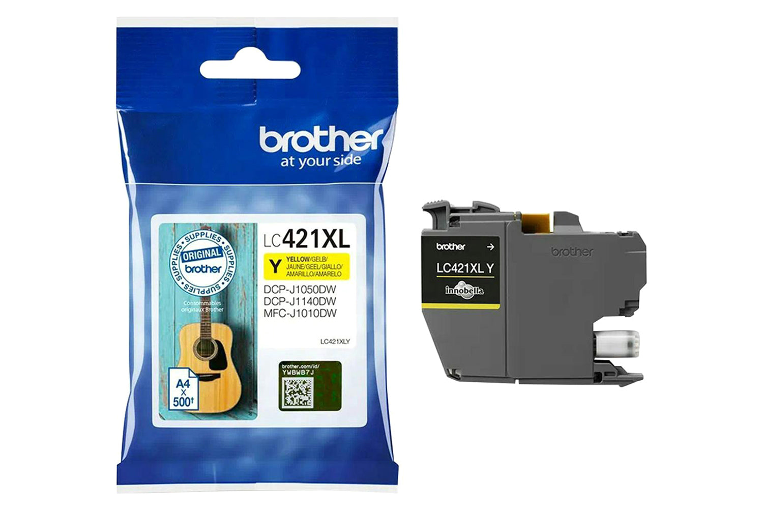 Brother LC421XLY Ink Cartridge | Yellow-4