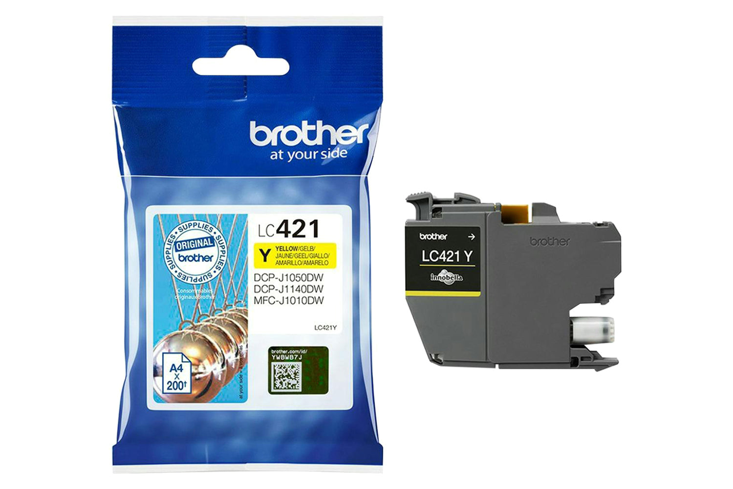 Brother LC421Y Ink Cartridge | Yellow-4
