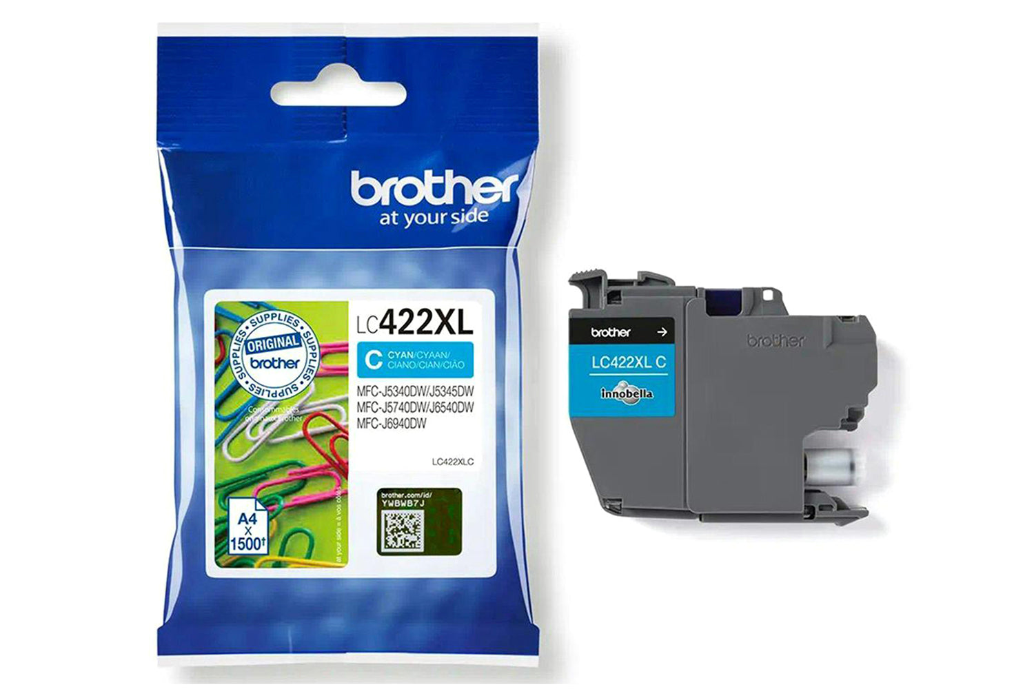 Brother LC422XLC Genuine Ink Cartridge | Cyan-4