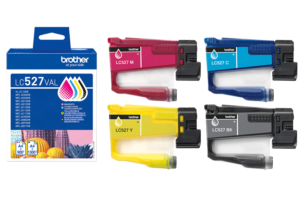 Brother LC527VAL Genuine Ink Cartridge | Multipack-4