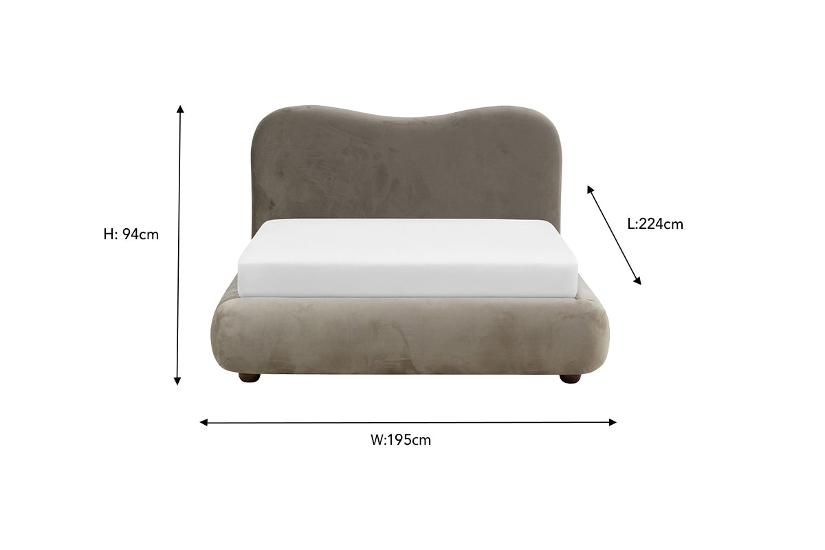 Lucerne Bed Frame | King | 5ft | Colour Options-3