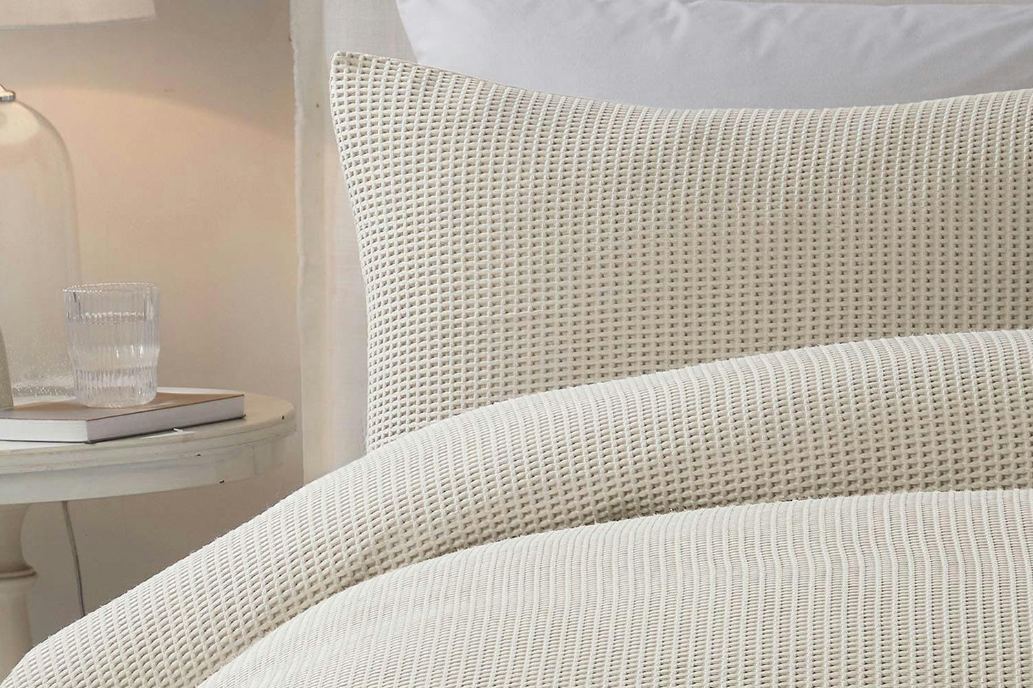 Serene | Lindly Duvet Cover Set | Beige | King-2