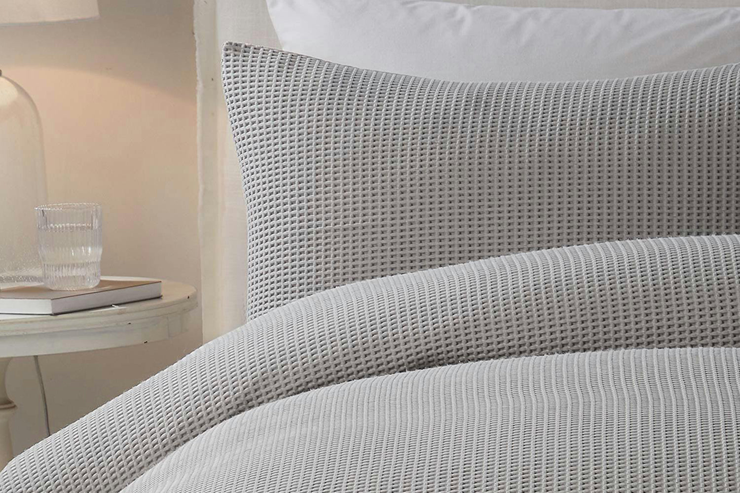 Serene | Lindly Duvet Cover Set | Grey | Double-2