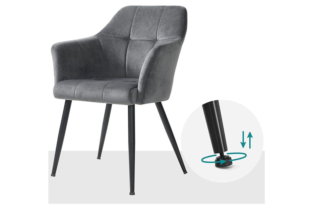 Songmics Dining Chair | High Back | Grey-4