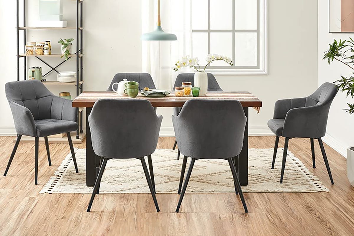 Songmics Dining Chair | High Back | Grey-3