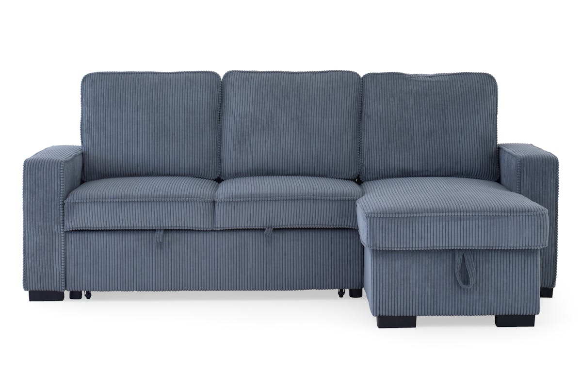 Leanne Chaise Sofa Bed | Reversible | Grey