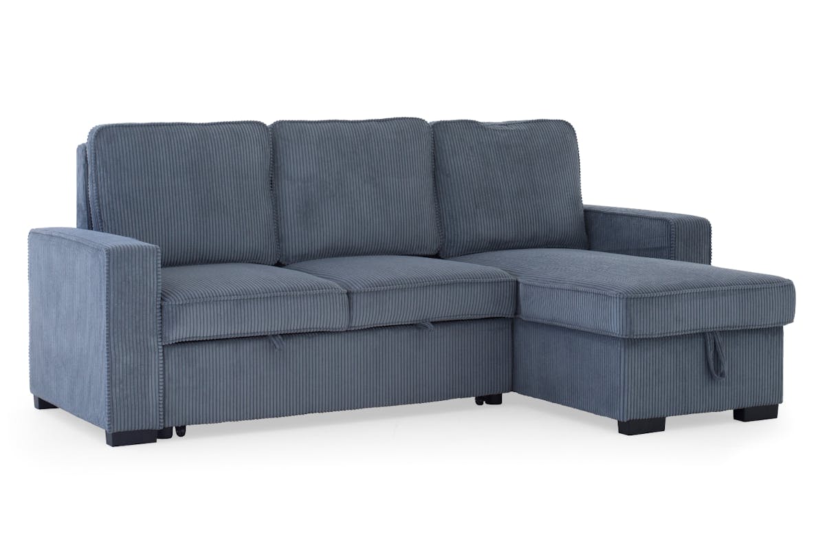 Leanne Chaise Sofa Bed | Reversible | Grey-8