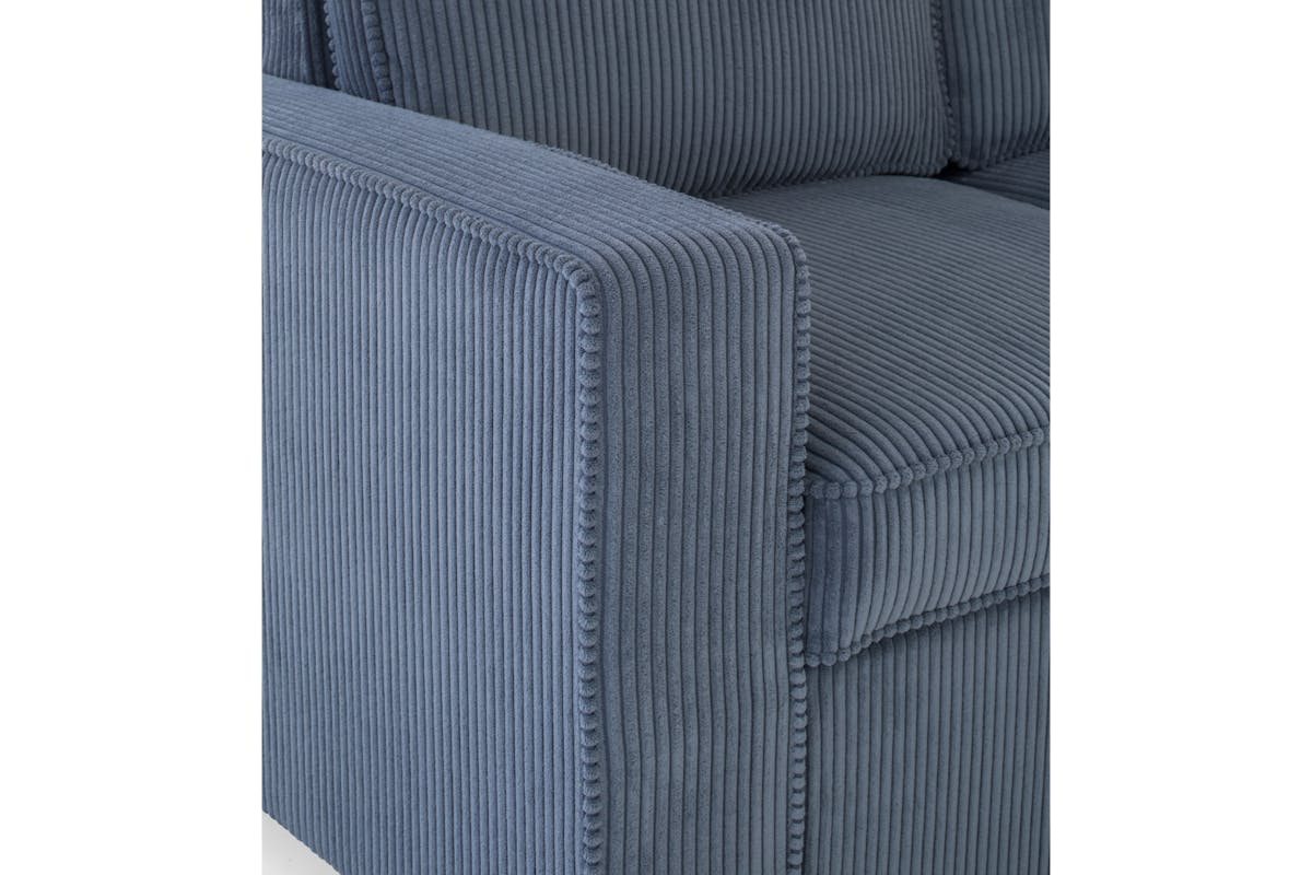 Leanne Chaise Sofa Bed | Reversible | Grey-10
