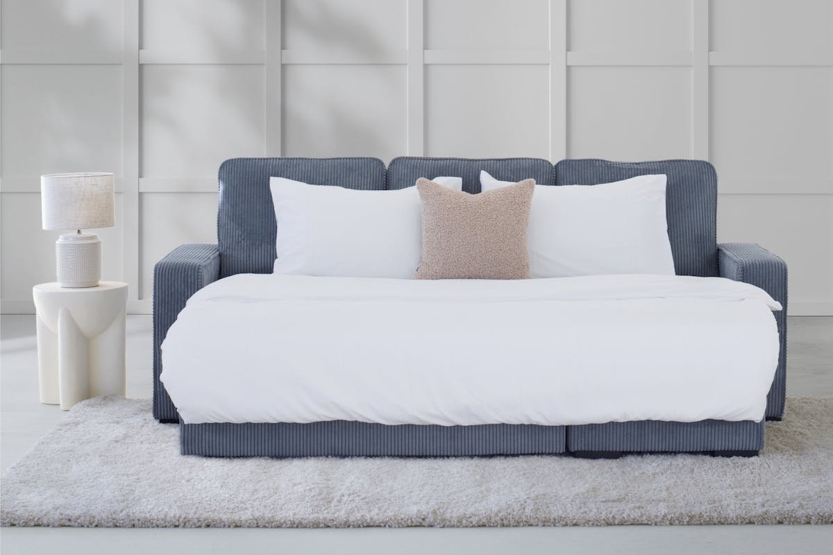 Leanne Chaise Sofa Bed | Reversible | Grey-2