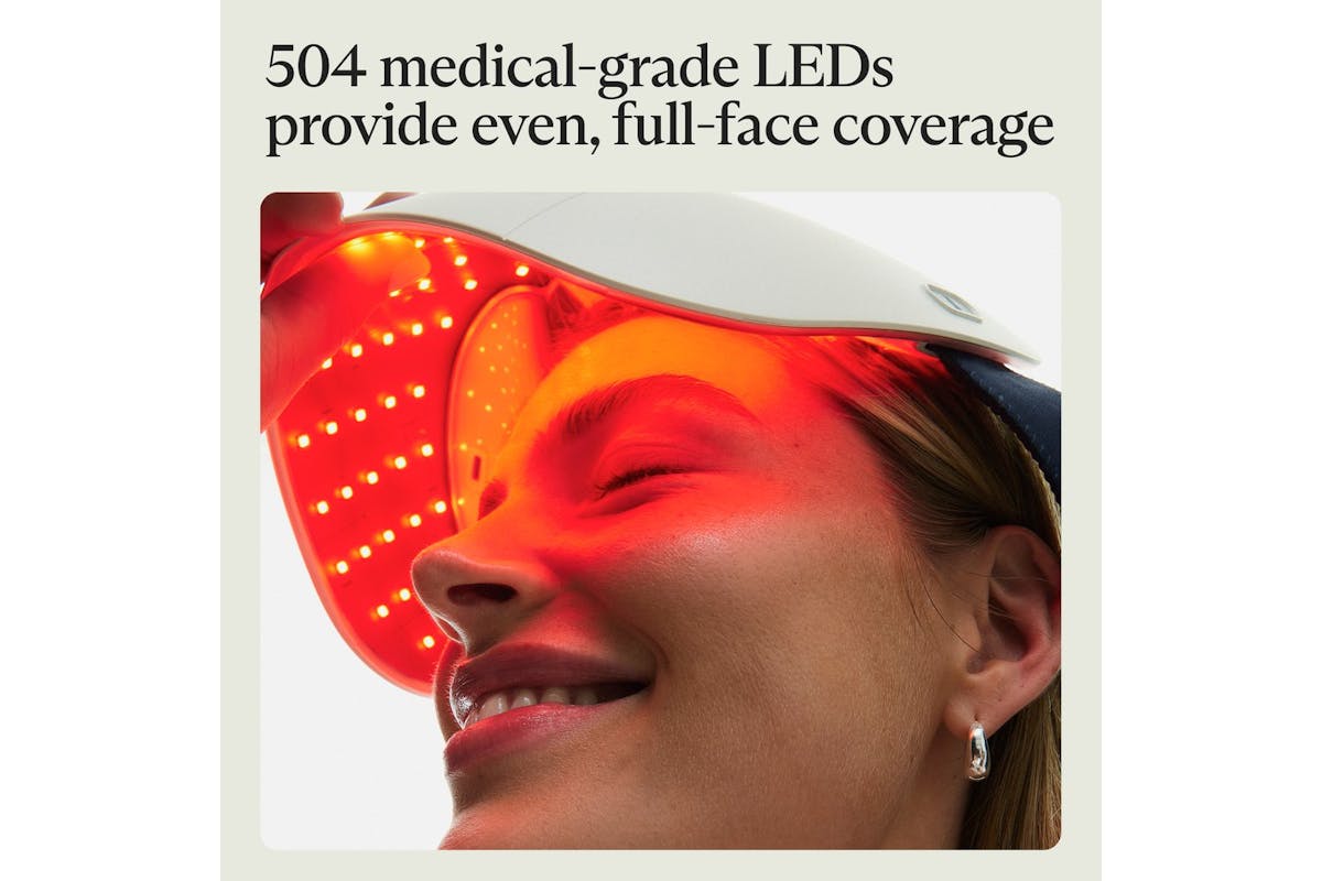 Therabody TheraFace Mask Glo - Cordless LED Skincare Mask with Relaxing Massage | TF0004349-3A20-4