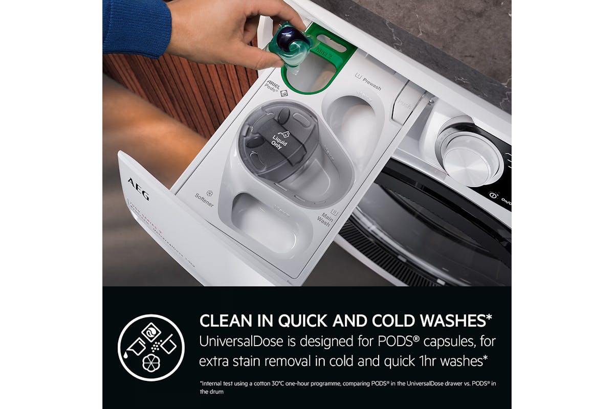 AEG 7000 Series ProSteam 10kg Freestanding Washing Machine | LFSR7414U6UD-5