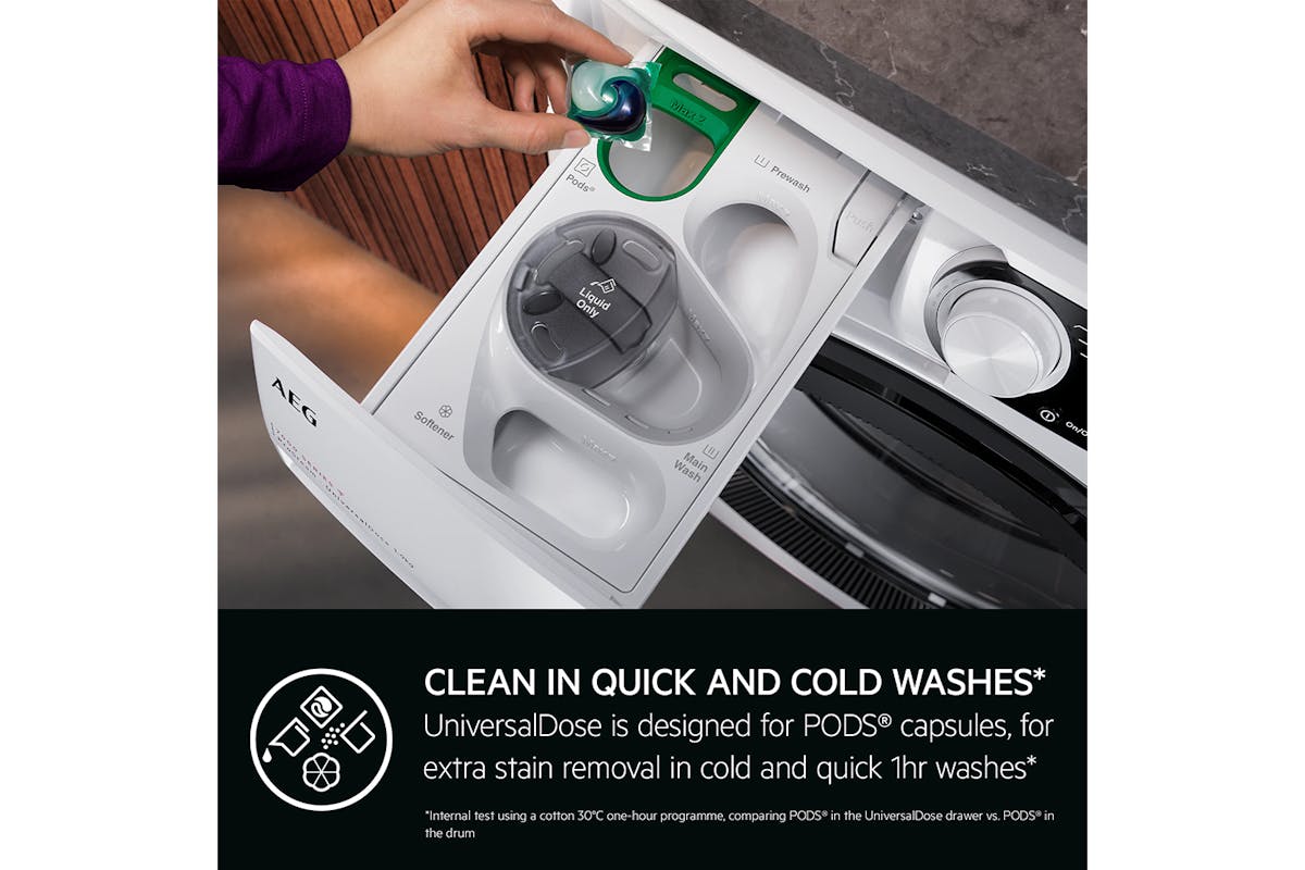 AEG 7000 Series ProSteam 10kg Freestanding Washing Machine | LFSR7414U6UD-7