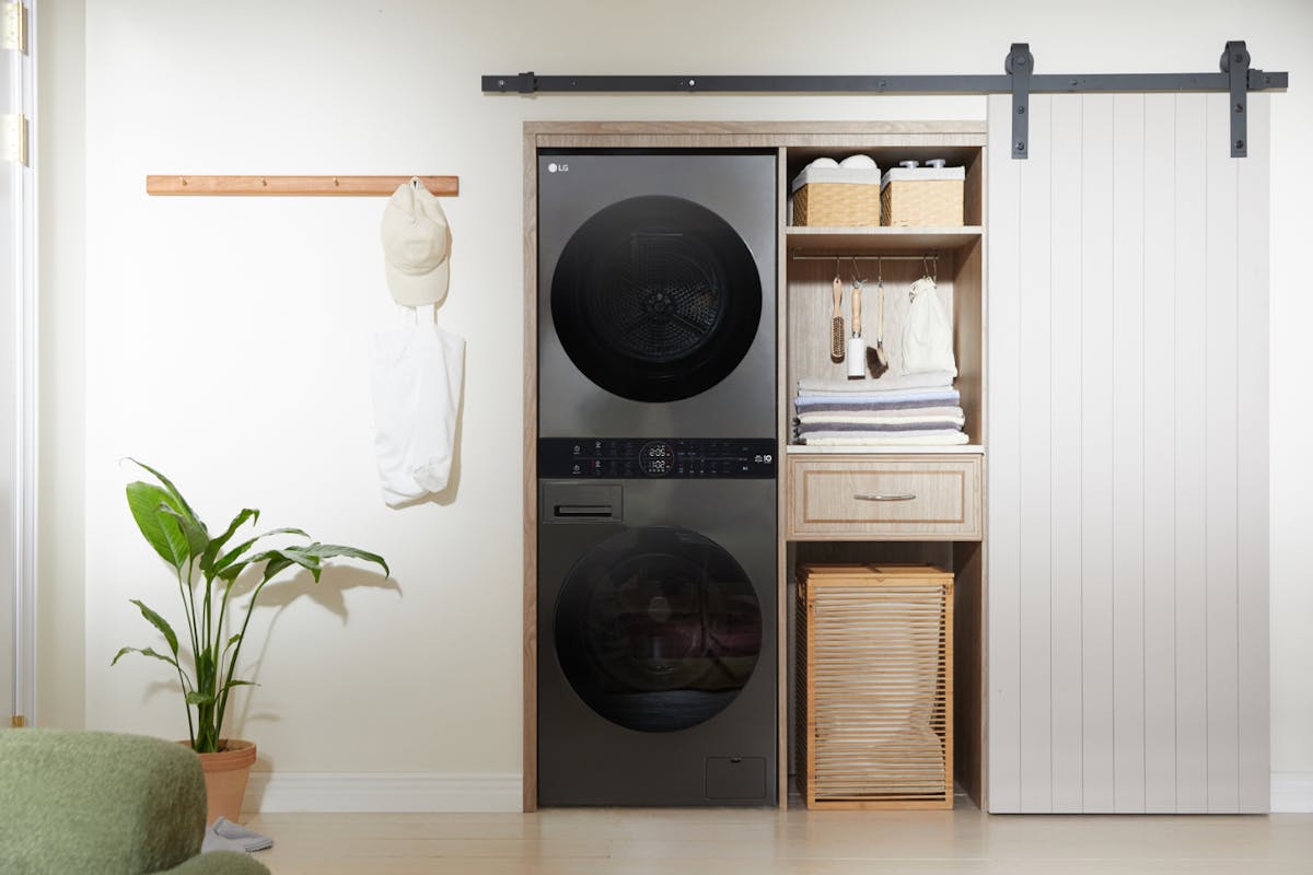LG WashTower 12kg / 10kg | Freestanding Washer Dryer | WT1210BBTN1-18