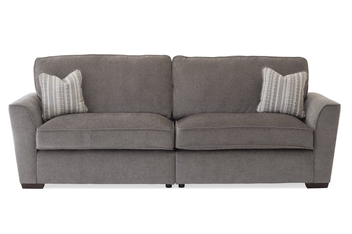 Lilly 4 Seater Sofa | Fabric | Smoke Stone