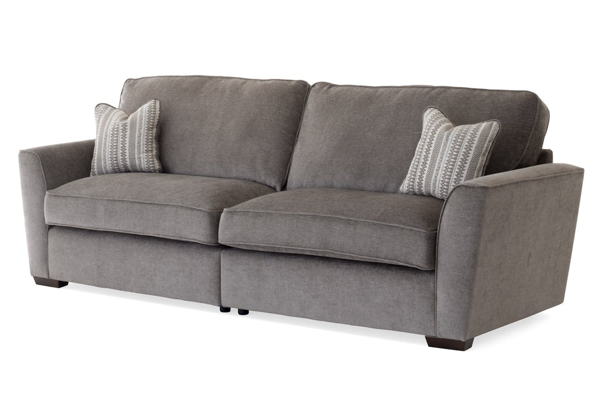Lilly 4 Seater Sofa | Fabric | Smoke Stone-2