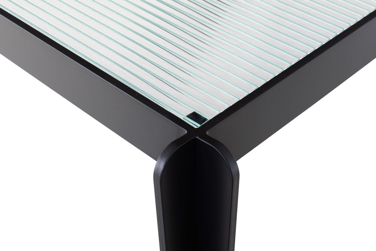 Lilly Glass Top End Table-4