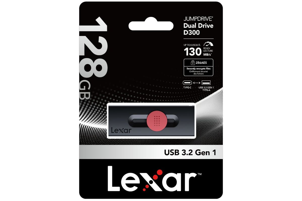 Lexar Dual Type-C And Type-A 3.2 USB Flash Drive | 128GB-11