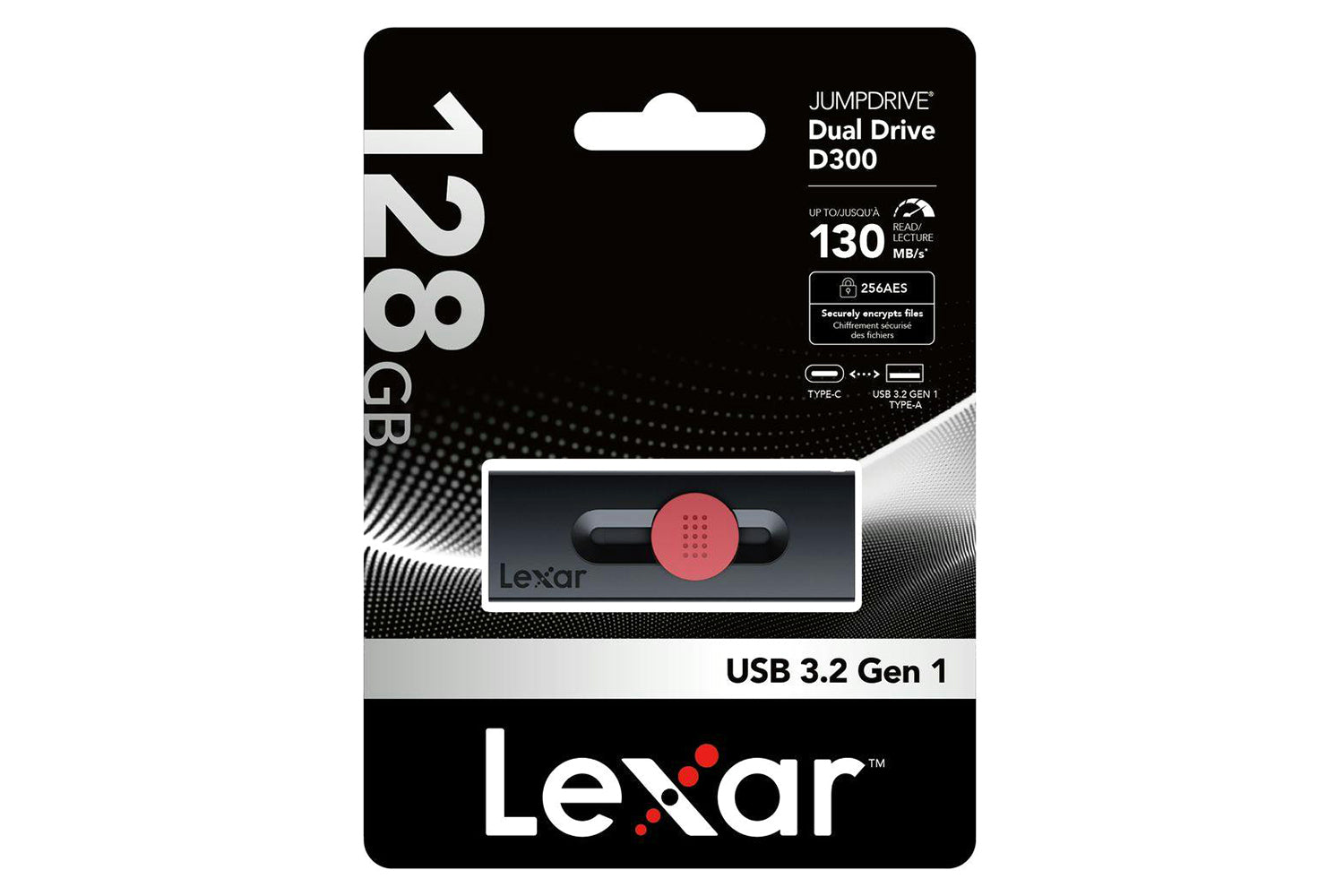 Lexar Dual Type-C And Type-A 3.2 USB Flash Drive | 128GB