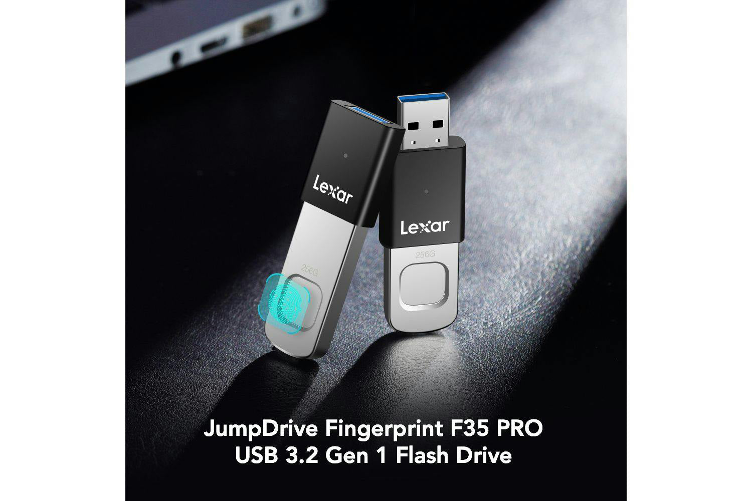 Lexar Fingerprint F35 Pro 3.2 Gen1 USB Flash Drive | 64GB-2