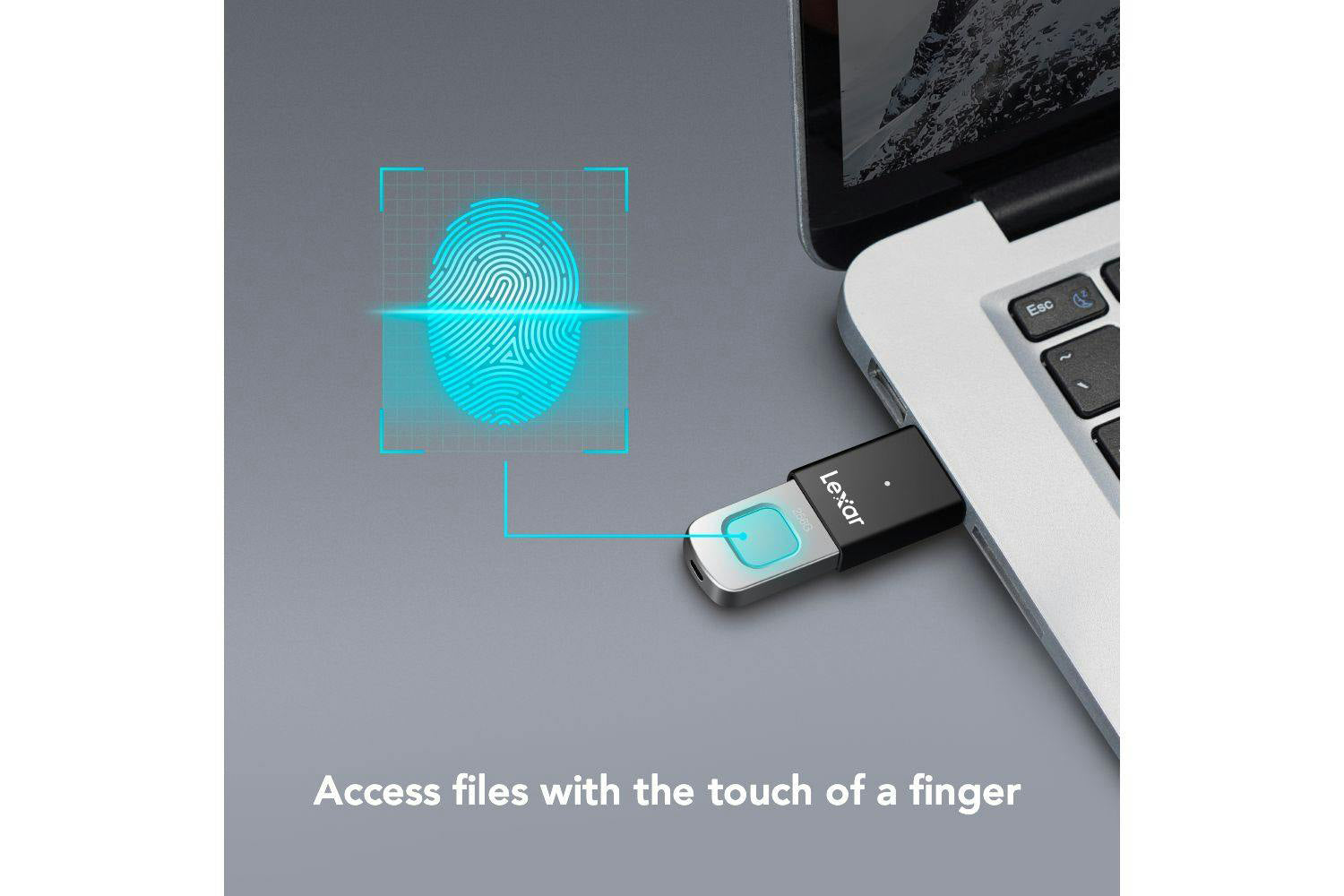 Lexar Fingerprint F35 Pro 3.2 Gen1 USB Flash Drive | 64GB-3