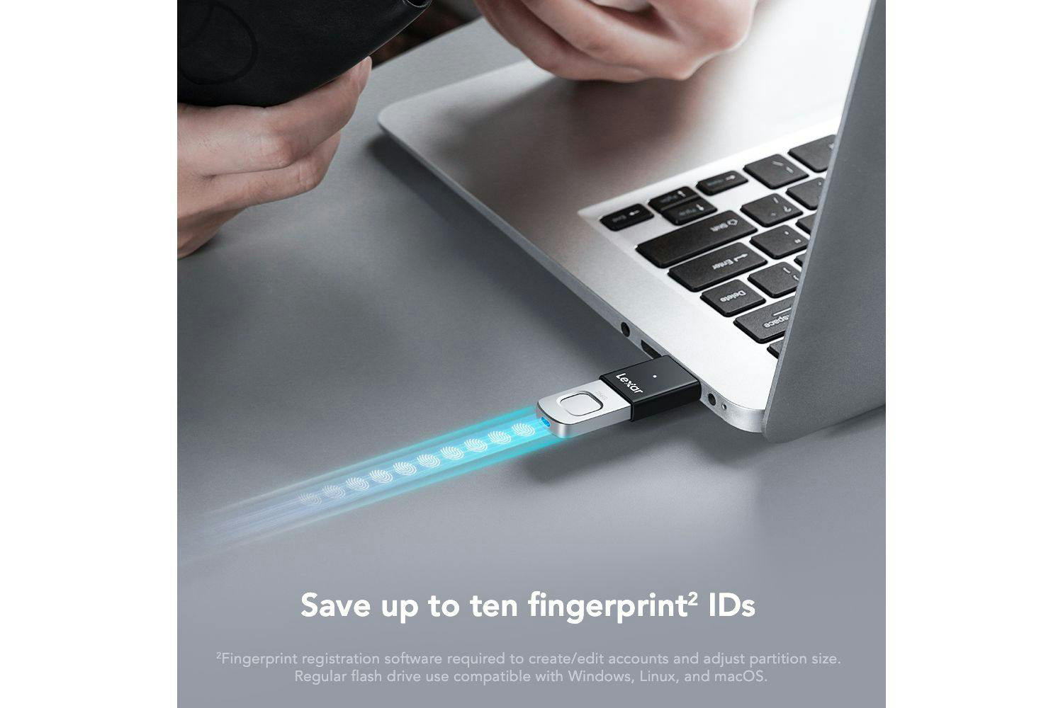 Lexar Fingerprint F35 Pro 3.2 Gen1 USB Flash Drive | 64GB-4