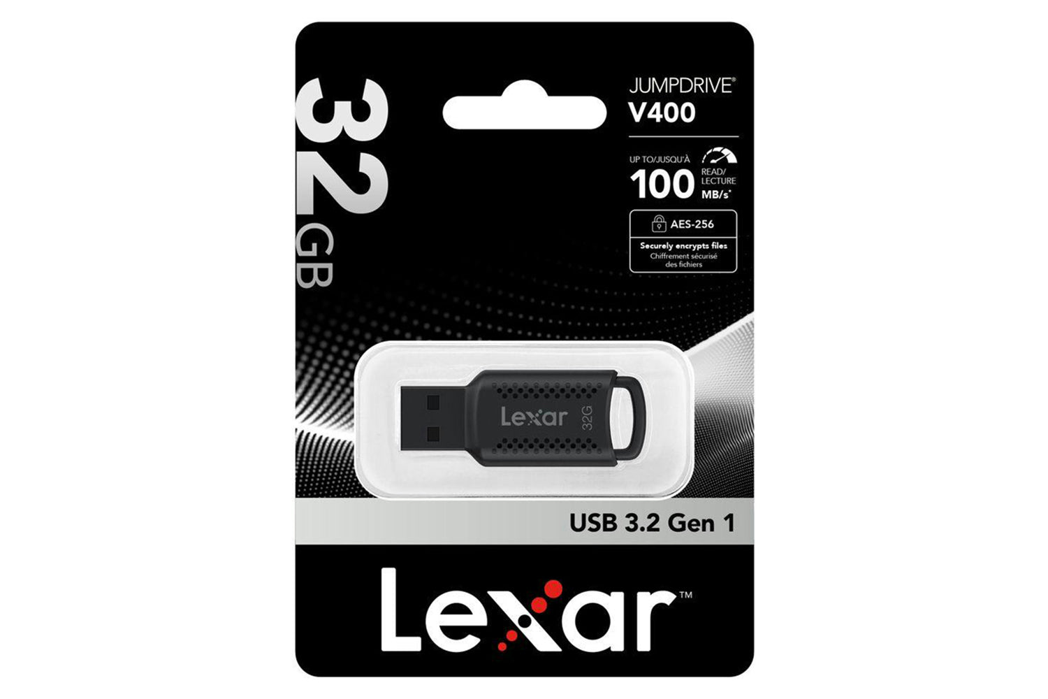 Lexar Jumpdrive V400 USB 30 Flash Drive | 32GB
