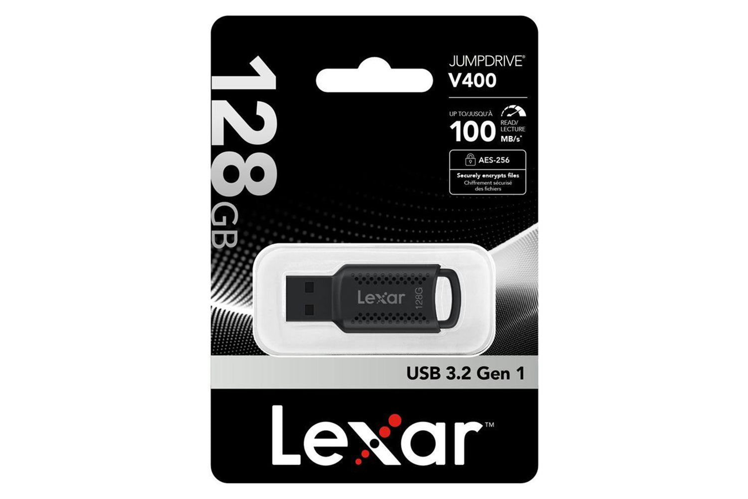 Lexar Jumpdrive V400 USB 30 Flash Drive | 128GB