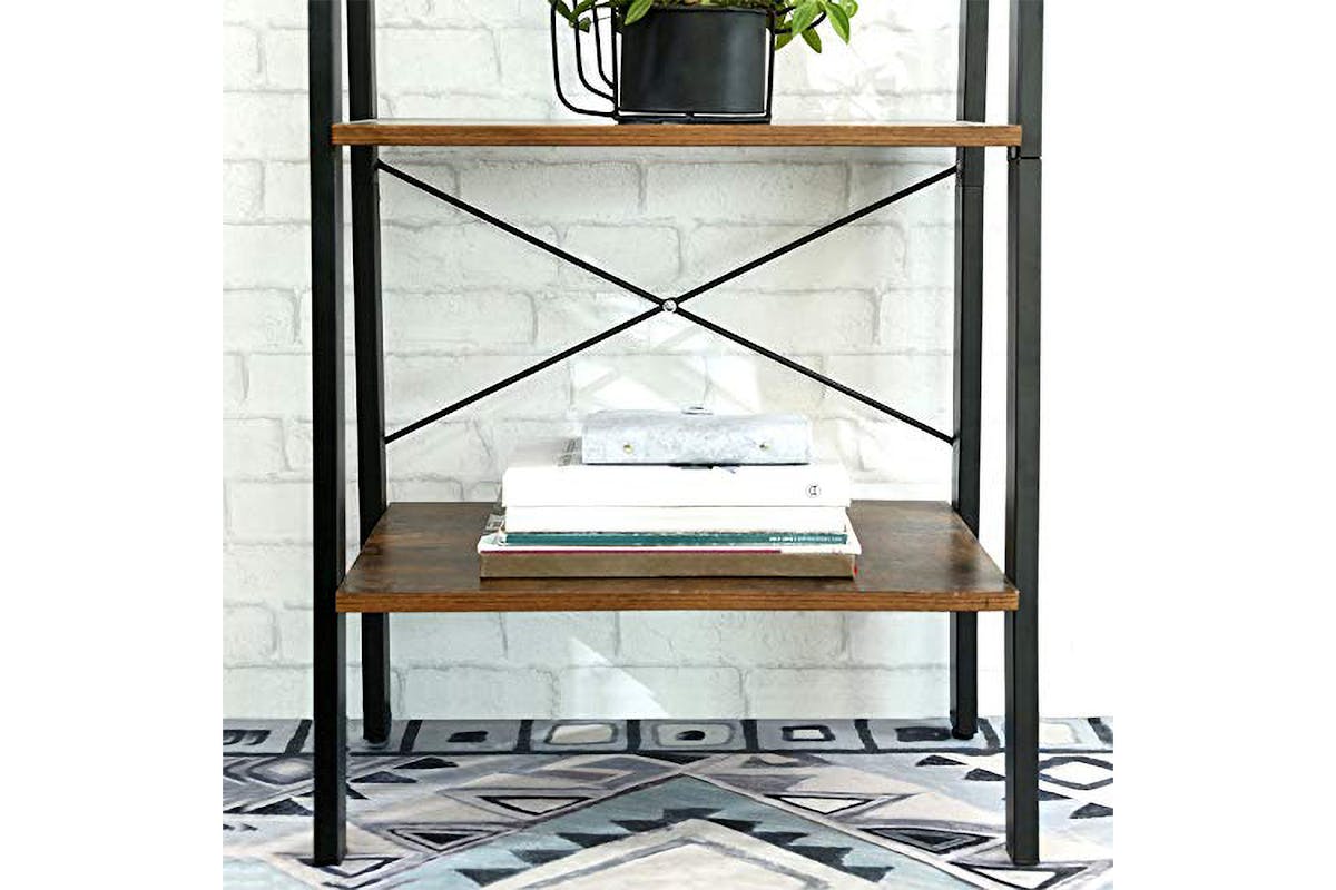 Vasagle Ladder Shelf | 4 Shelves | Rustic Brown-5